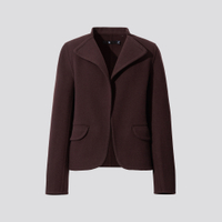 WOMEN +J DOUBLE FACED STAND COLLAR JACKET, £129.90