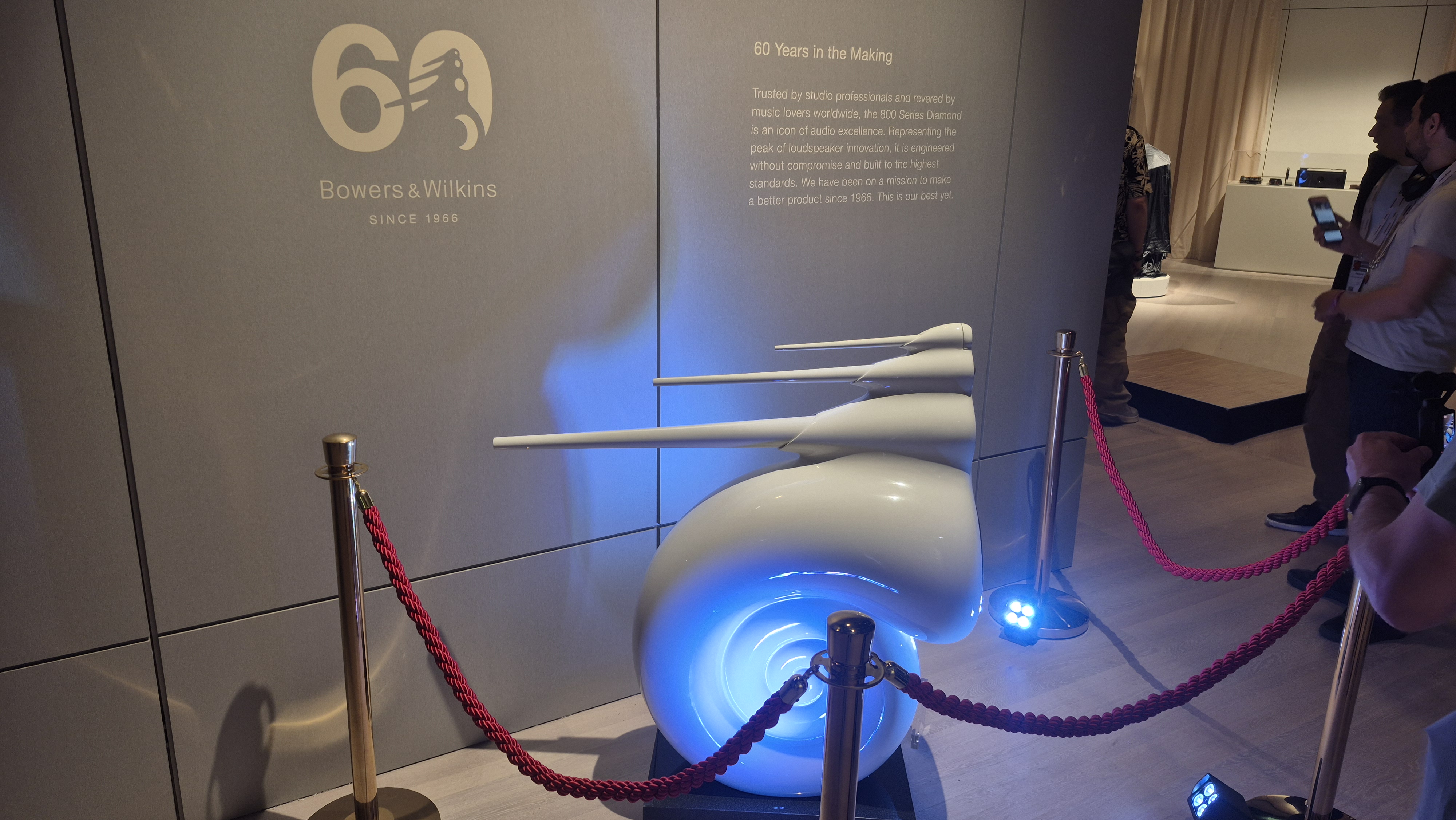 Bowers &amp;amp; Wilkins Nautilus on display