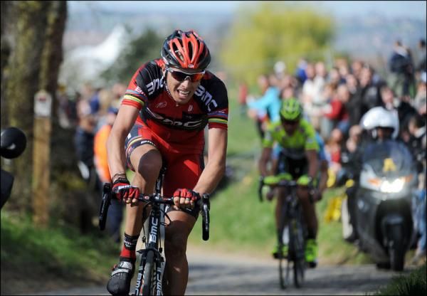 Alessandro Ballan (BMC) rode a strong race to finish in third