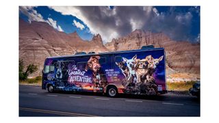 The RV used by the Dog Breath Foundation for The Greatest Adventure, their pan-USA trip to highlight the plight of long-term shelter dogs using photography to help find them new homes