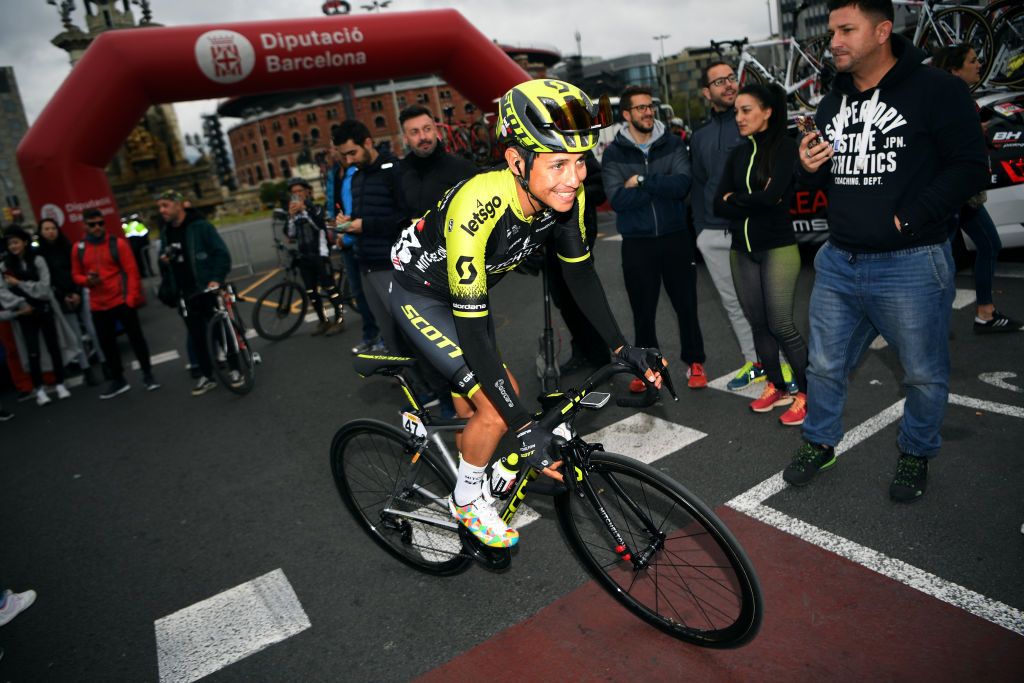 Esteban Chaves at the stage start
