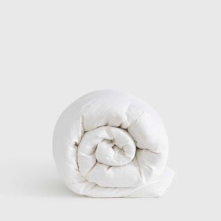 Quince Premium Down Alternative Comforter against a white background.