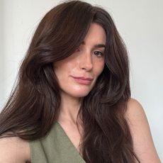 Beauty editor Eleanor Vousden's hair after testing the Amika Hair Blow Dryer Brush 2.0