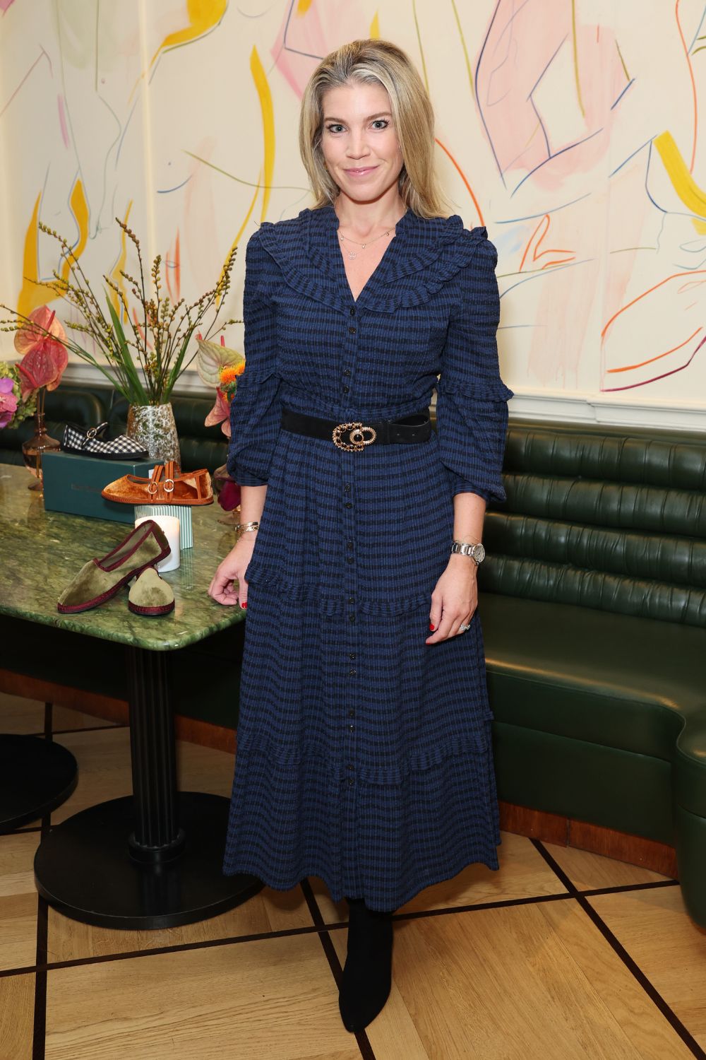 Natasha Archer attends the Louise Roe VIP breakfast at Langan's Brasserie