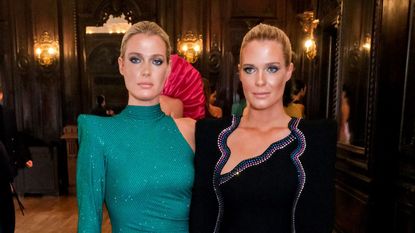 Princess Diana's twin nieces hailed as 'pure sophistication' at London Fashion Week as they storm catwalk 