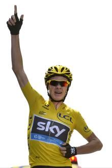 Christopher Froome (Sky) makes history, winning on Mont Ventoux and extending his race lead