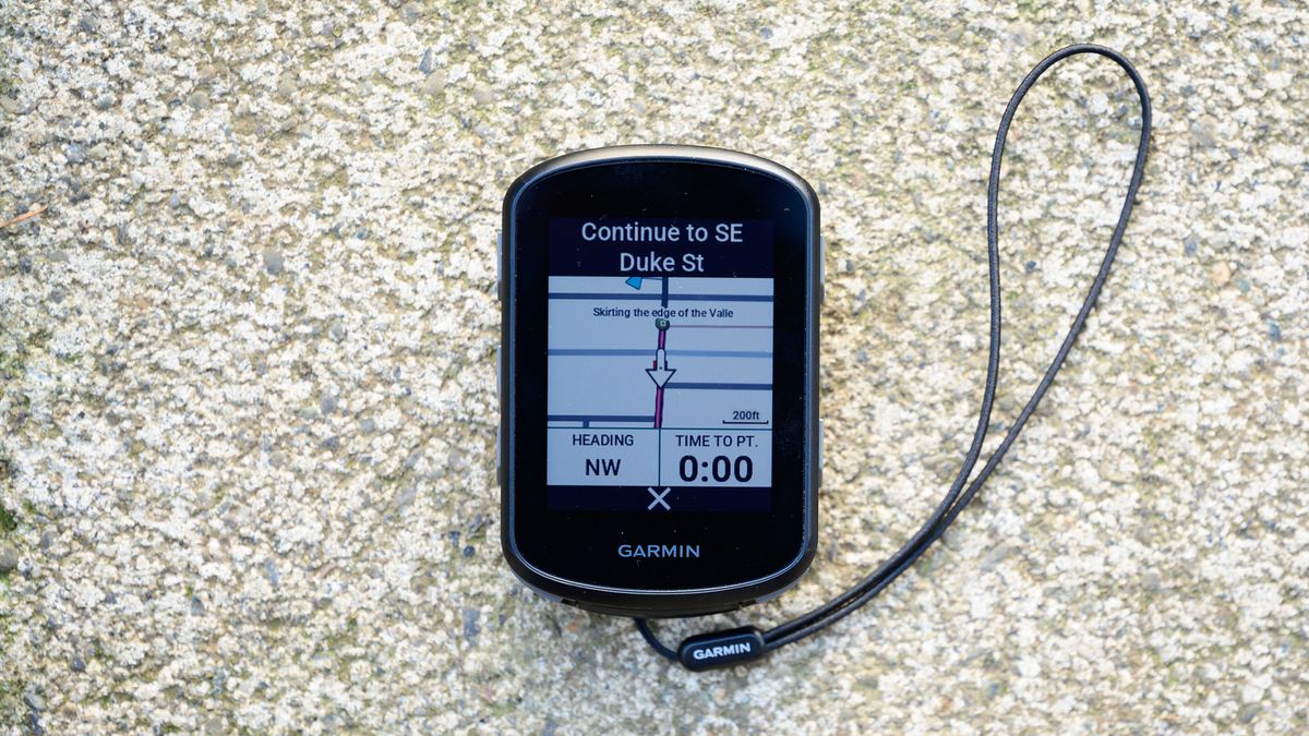 Garmin Edge 540 navigation