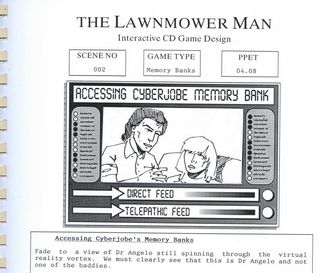 Lawnmower Man design doc