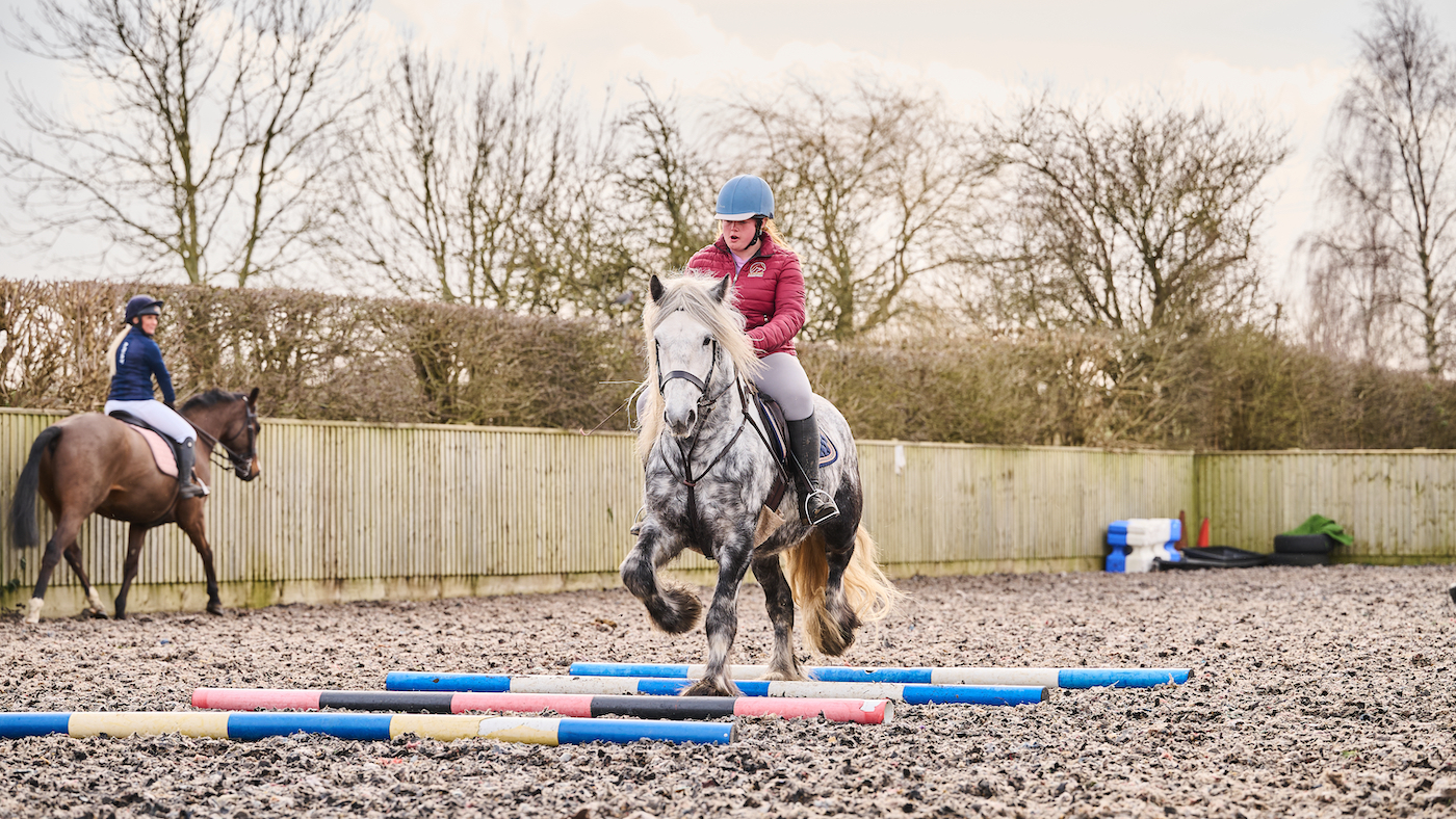 Training the ridden native pony using polework