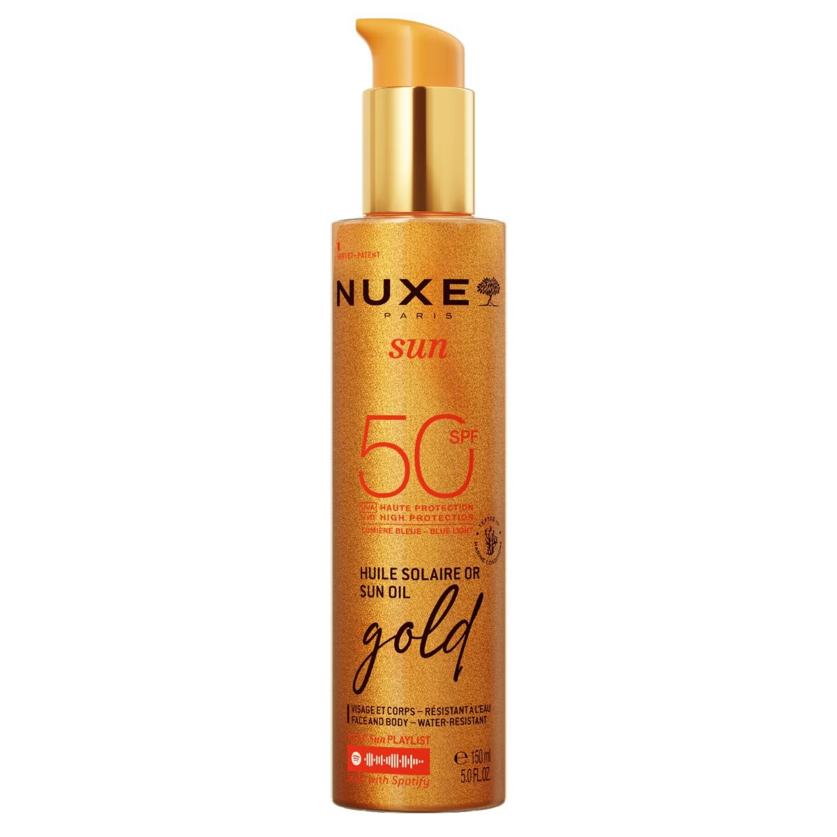 Nuxe Sun Oil Gold High Protection SPF50