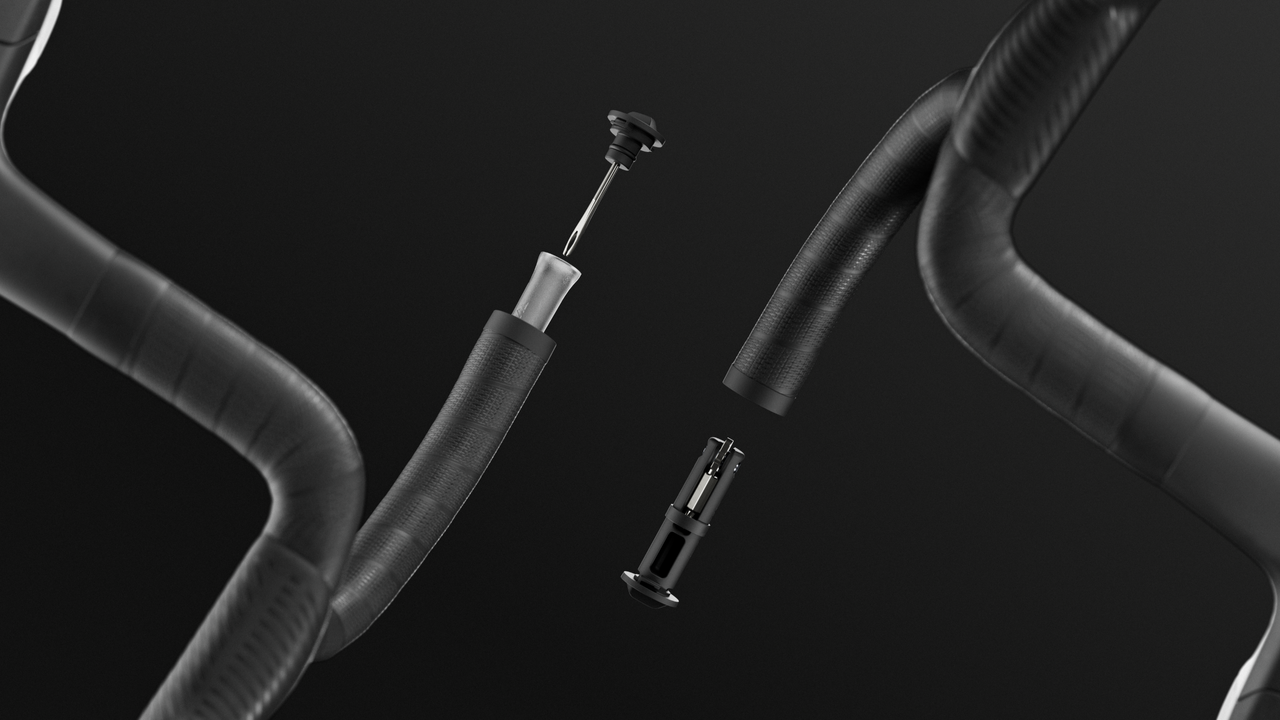 Scott Addict Gravel integrated handlebar tools