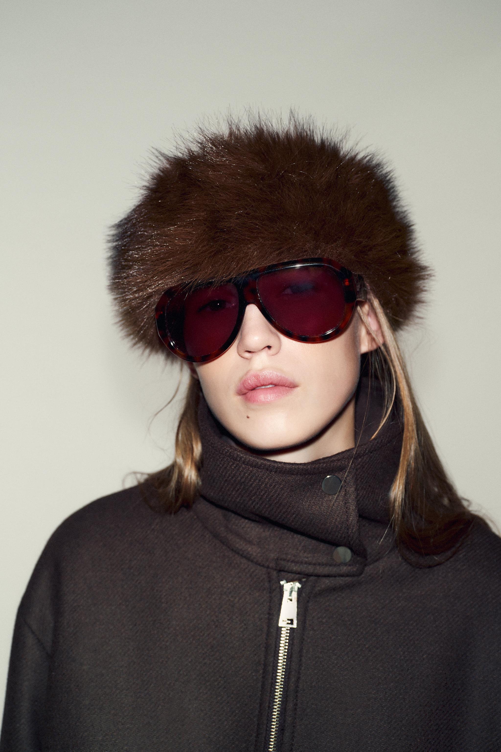 Faux Fur Headband Turban