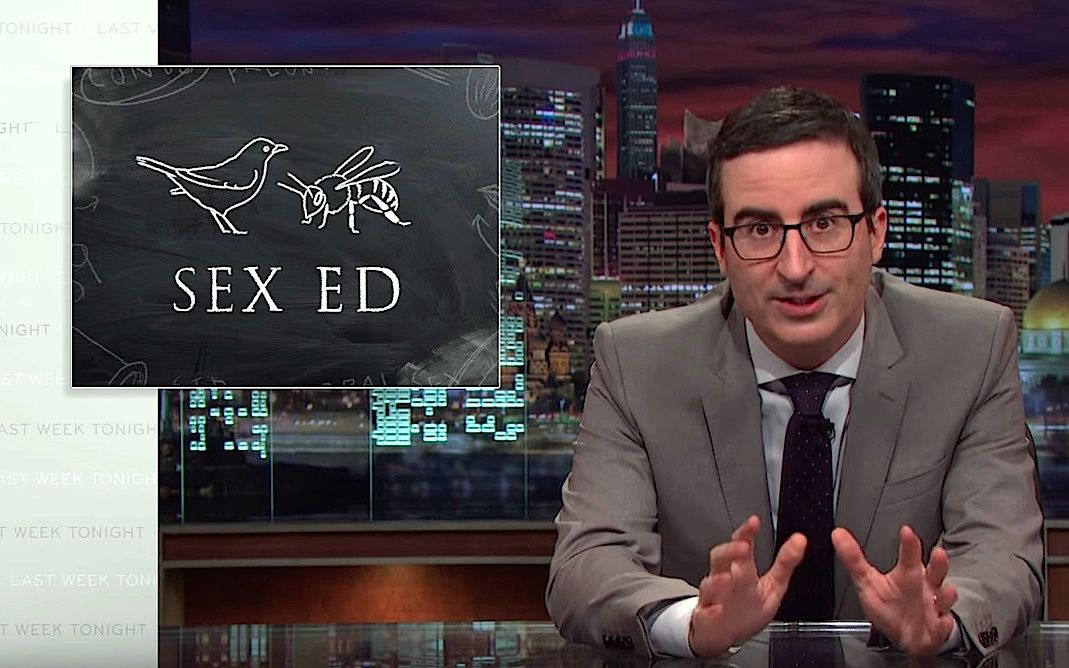 John Oliver talks about sex