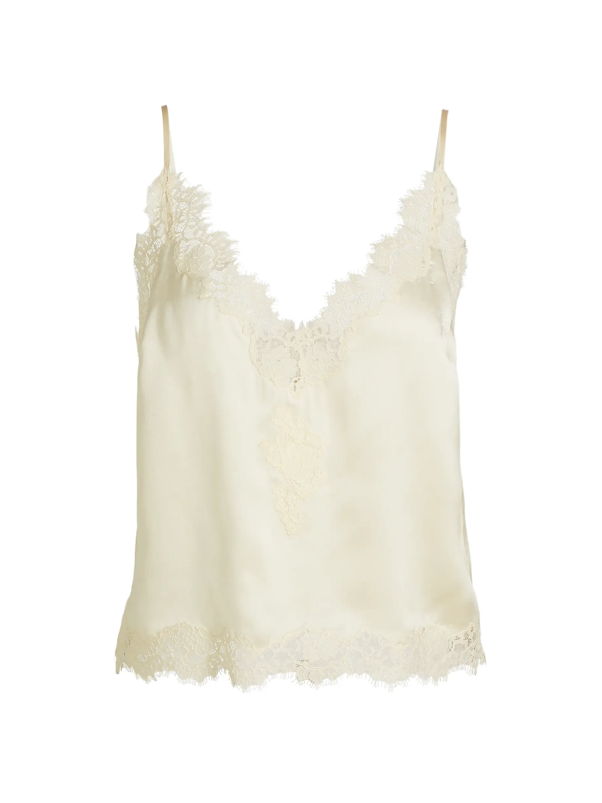 DÔEN, Kira Lace-Trimmed Silk Camisole