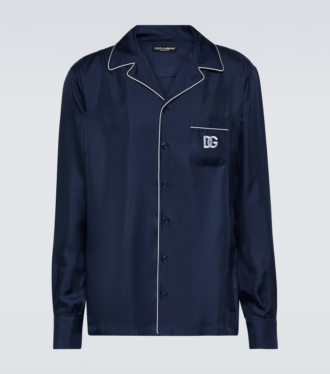 Dolce Gabbana Silk Pyjama Shirt