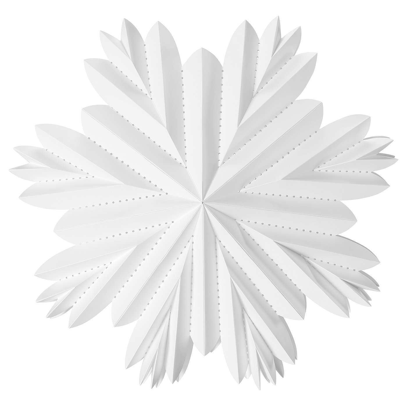Str&amp;Aring;la Lamp Shade - Paper Petal Star/white 55 Cm
