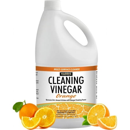 Harris Orange Scent Concentrated All Purpose Cleaning Vinegar Liquid 128 Oz