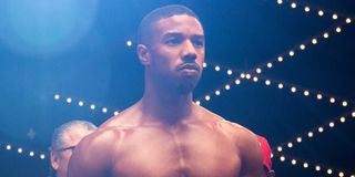 Shirtless Michael B. Jordan in Creed 2