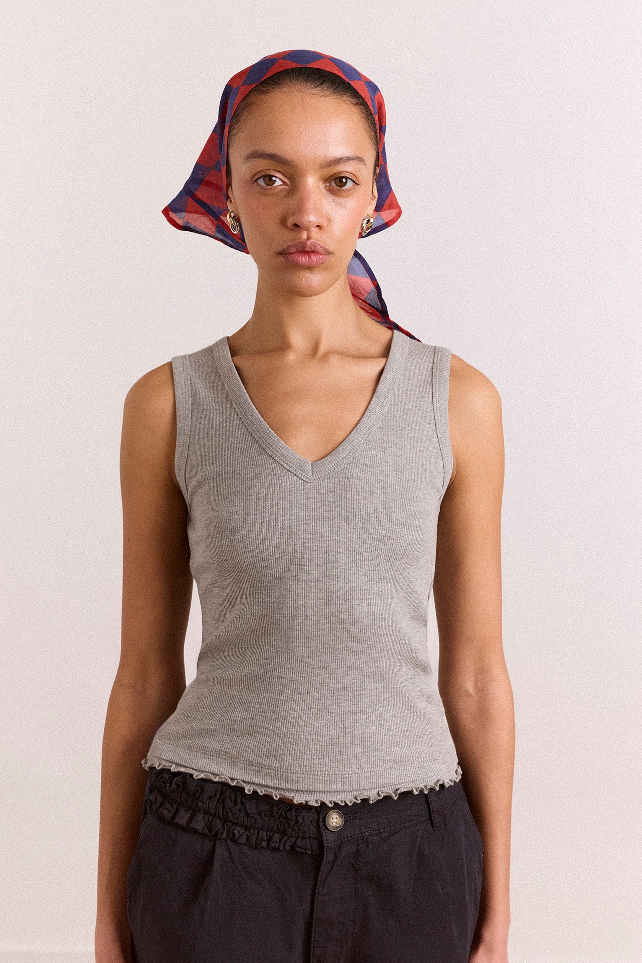 Zora Tank - Gray Marl