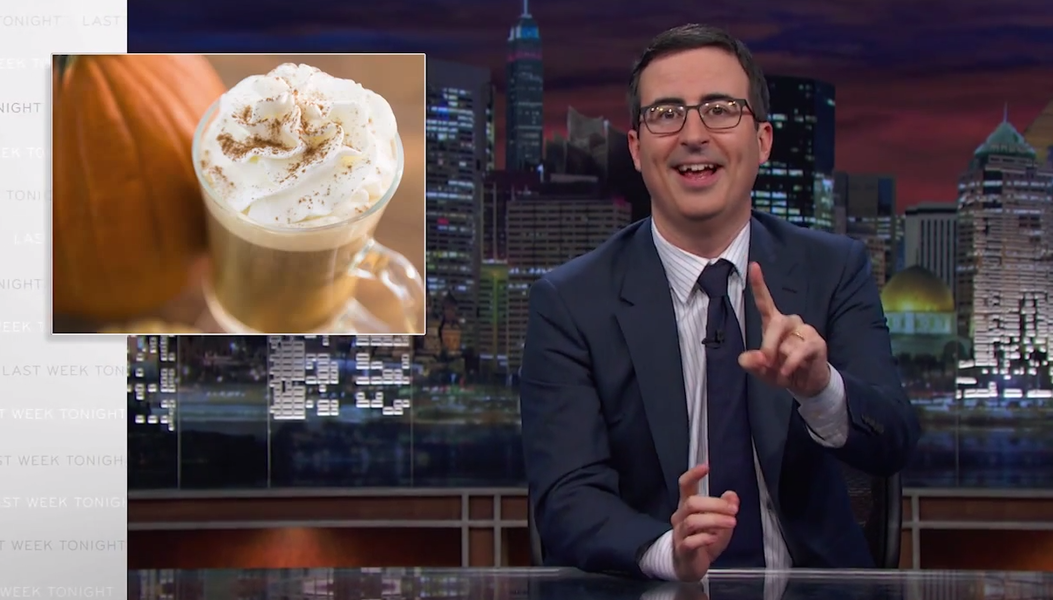 John Oliver waxes poetic in his takedown of all things &amp;#039;pumpkin spice&amp;#039;