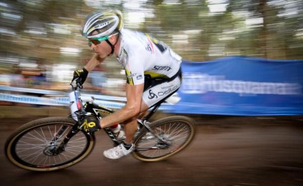 Nino Schurter (Scott-Swisspower) made light work of the course.