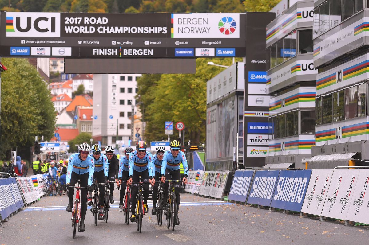 The Belgian team will be aiming to be first across the line come Sunday afternoon