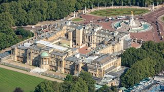 Buckingham Palace aerial view