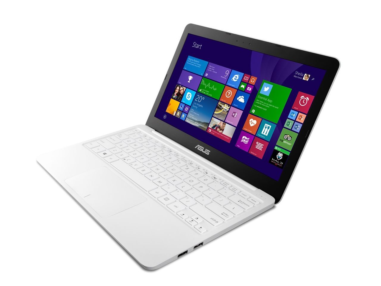 Asus EeeBook X205 notebook, using Windows 8.1 with Bing, coming