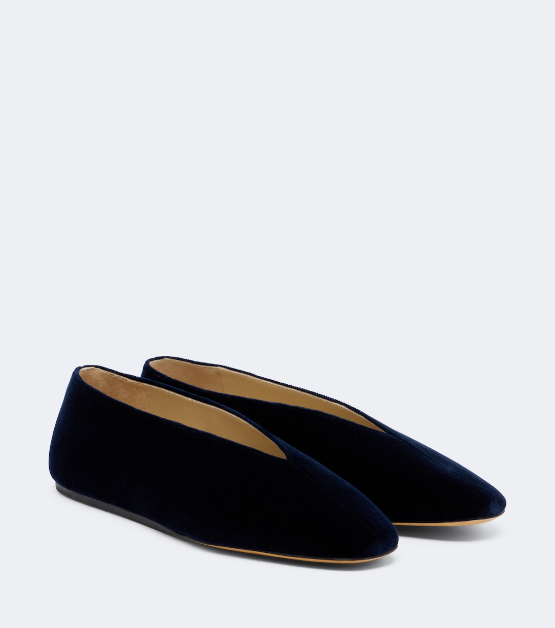 Olympia Velvet Ballet Flats