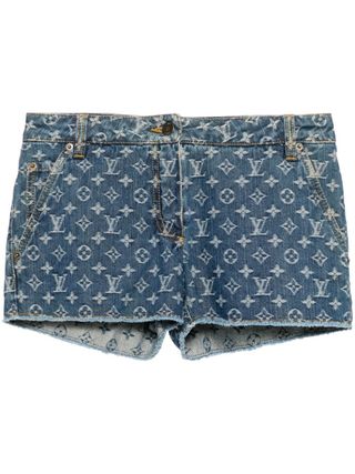 Louis Vuitton, monogram denim shorts