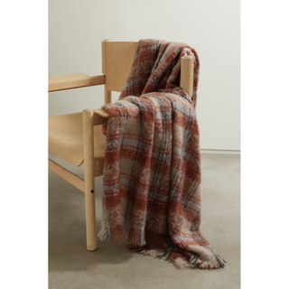 plaid mohair blanket