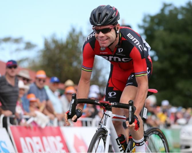 Cadel Evans (BMC) all smiles