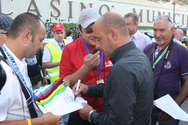 Italian manager Paolo Bettini was present at the Tre Valli Varesine