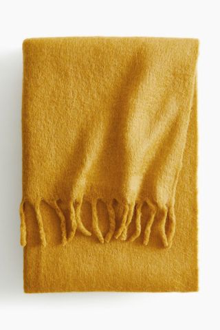 Wool-Blend Throw