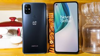 Front & back of the OnePlus N10 5G phone