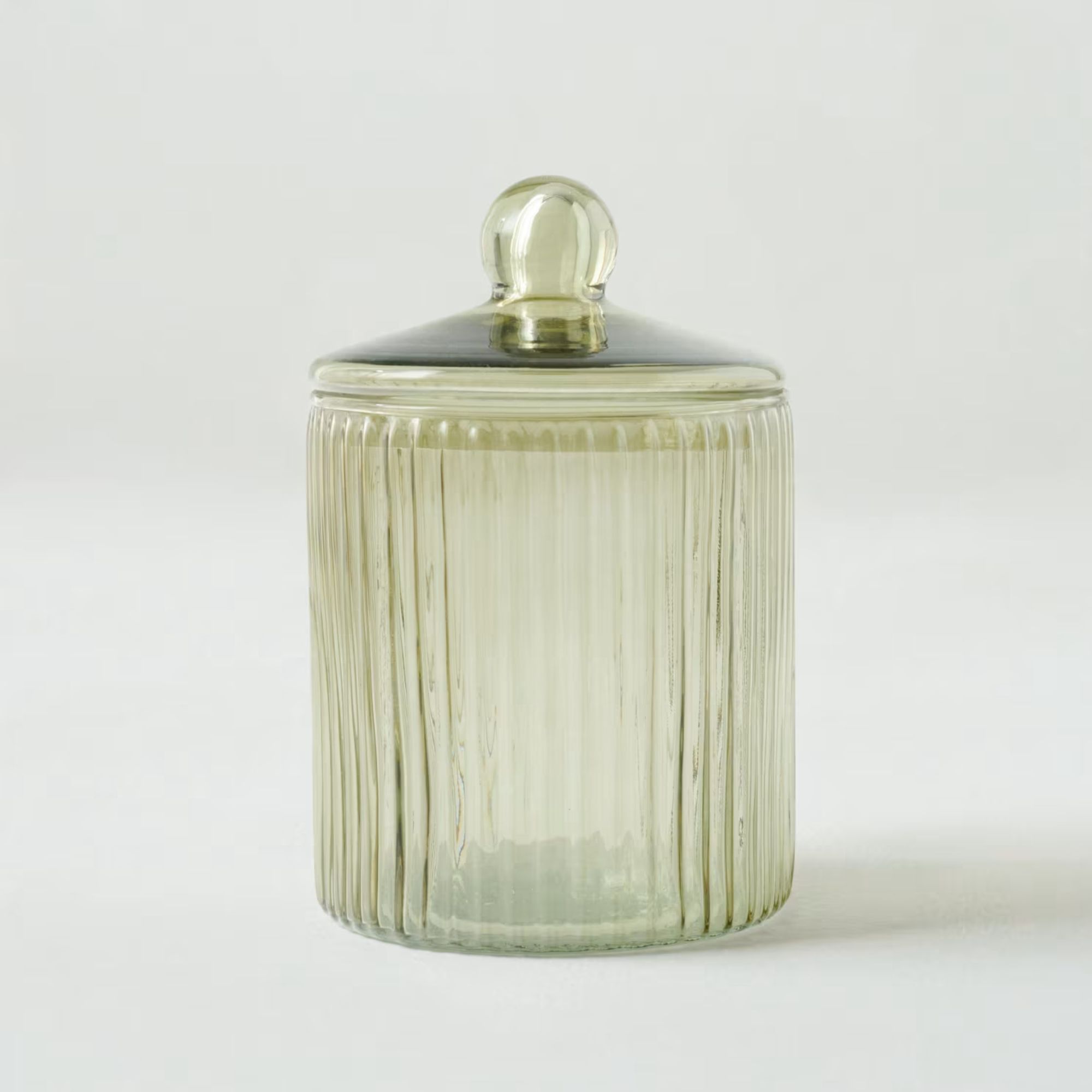 Arlo Ribbed Glass Canister