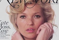 Kate Moss New York Magazine cover