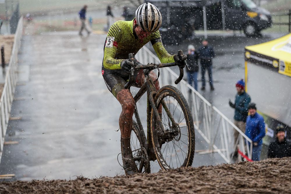 Cooper Willsey tops a climb at the North Carolina Grand Prix