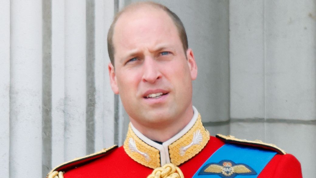 Prince William&#039;s Trooping the Colour as King could be very different. Seen here he watches an RAF flypast at Trooping the Colour 2023