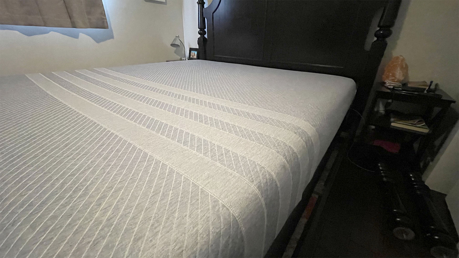 Leesa Studio mattress in reviewer's bedroom