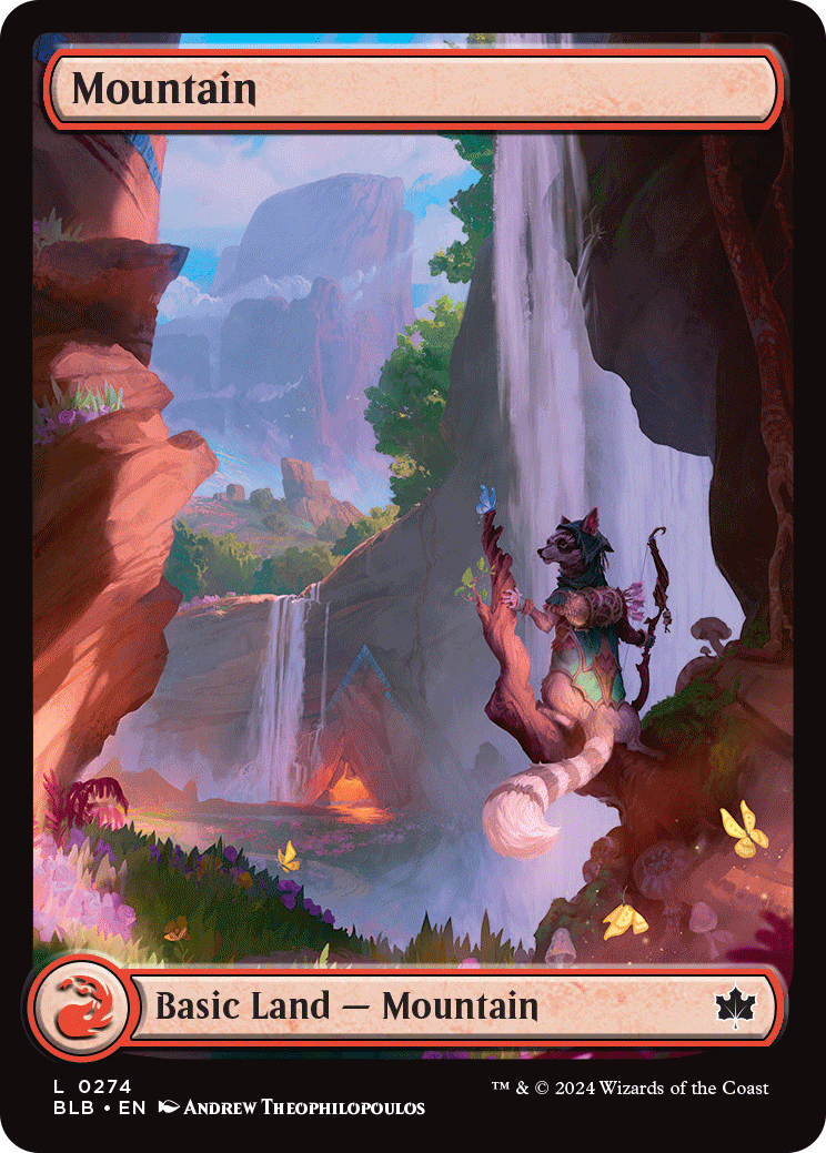 MTG Bloomburrow Summer mountain