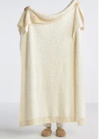 9. Anthropologie Crocheted Eyelash Wildflower Throw Blanket | Was $128, Now $89.95 (save $38.05)