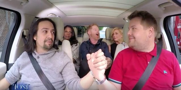 Broadway stars join James Corden for a special edition of &amp;quot;Carpool Karaoke.&amp;quot;