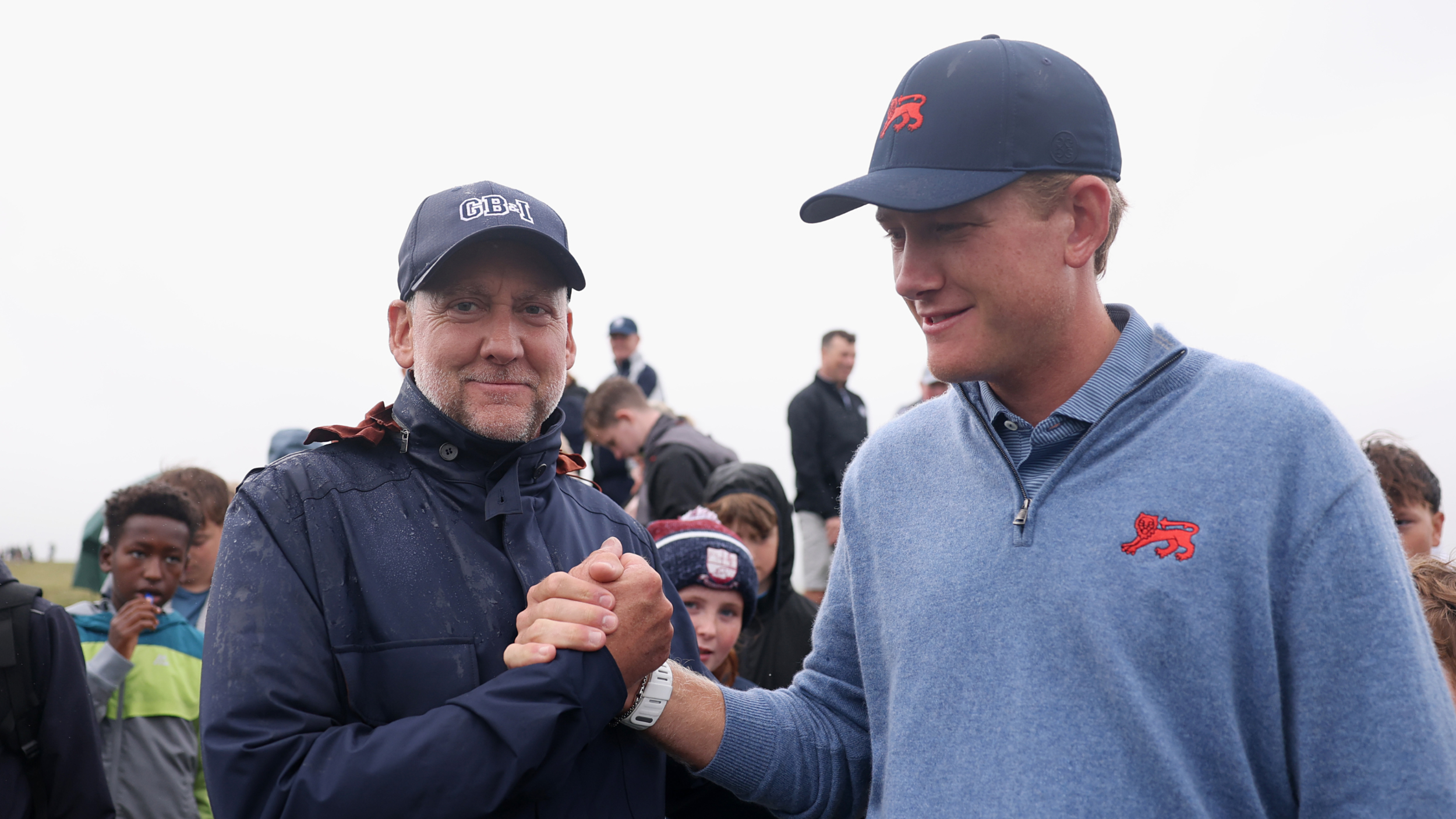 Ian Poulter and Luke Poulter