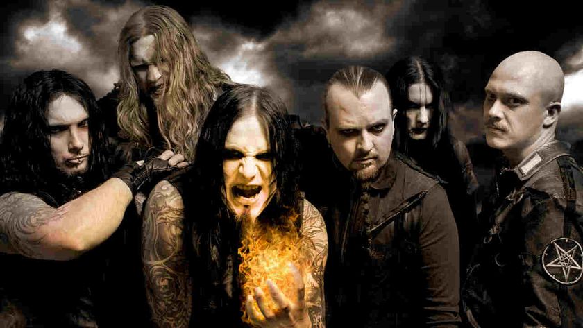 Dimmu Borgir posing for a photograph in 2007