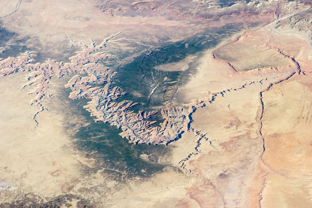 grand canyon from space