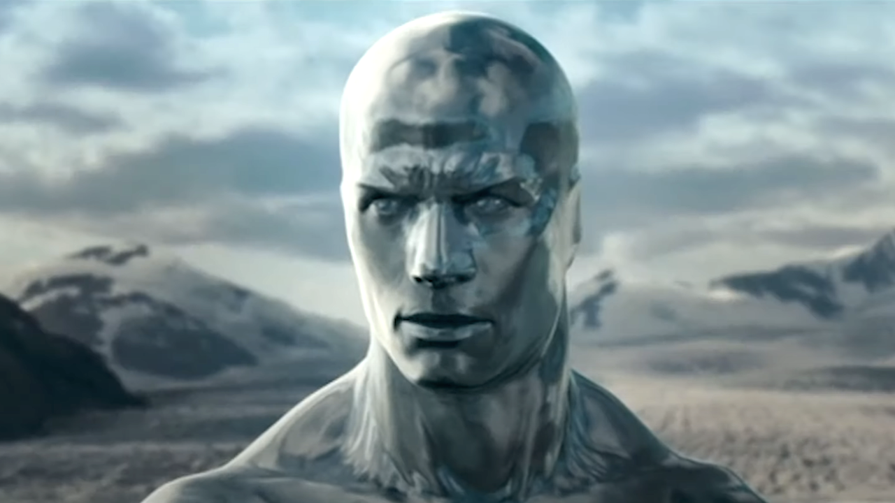 the silver surfer in fantastic four: rise of the silver surfer