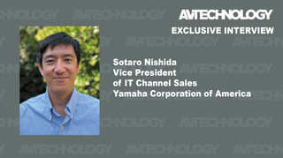 Sotaro Nishida, vice president of IT Channel Sales with Yamaha Corporation of America