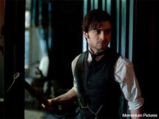 Daniel Radcliffe in The Woman in Black Crop - axe, Marie Claire, film, stills