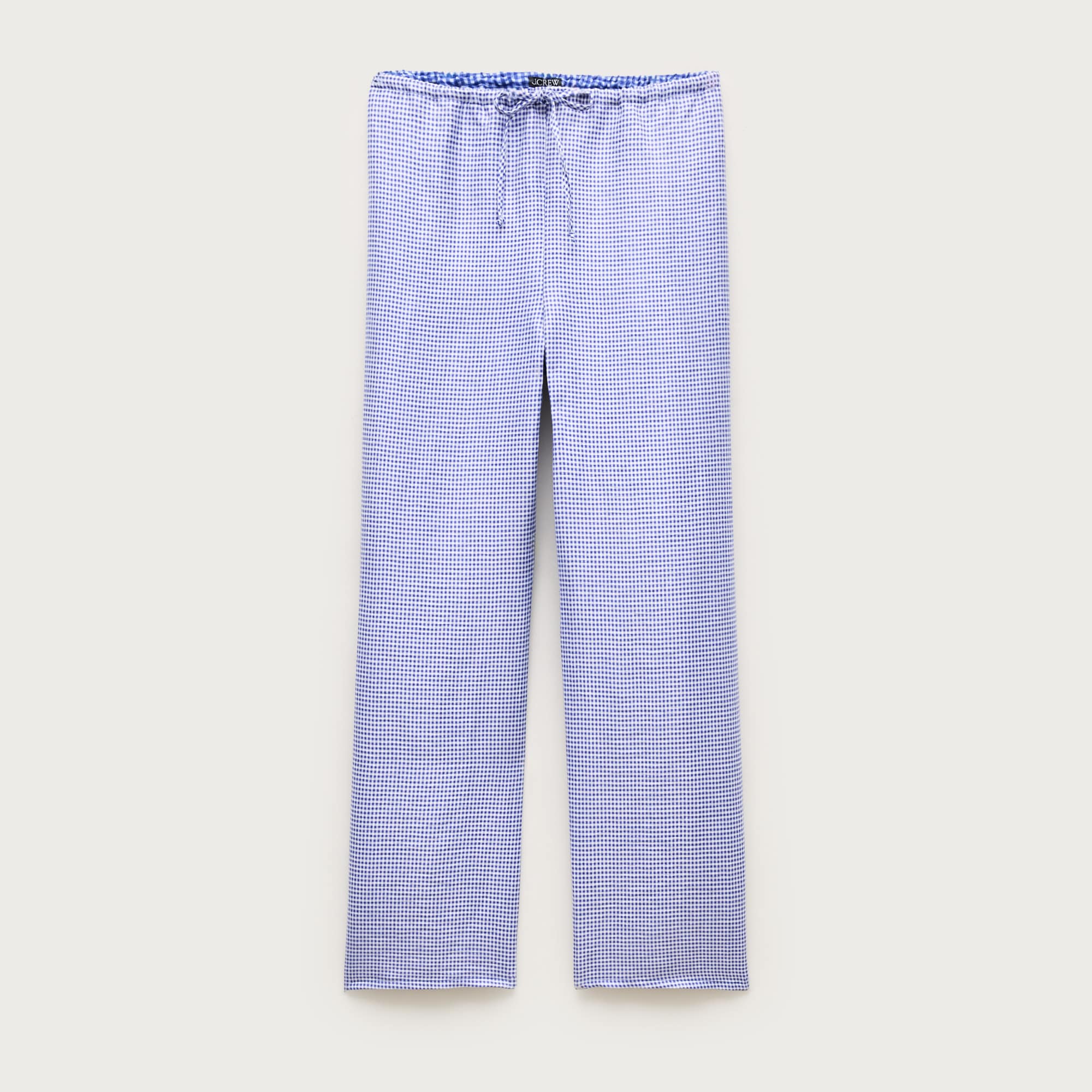 Luna Pant in Gingham Linen Blend
